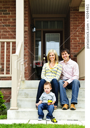 Happy family at home Happy family at home 4094461