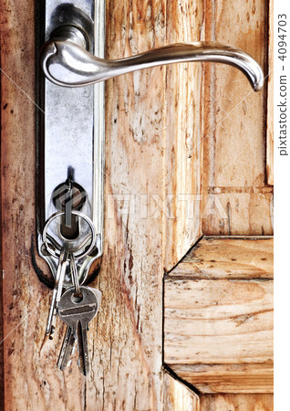 Door handle with keys Door handle with keys 4094703