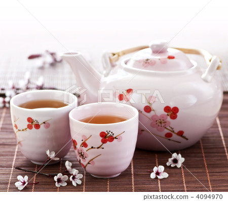 Green tea set 4094970