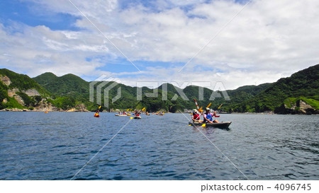South Izu, Sea kayak (Shimoda city, Shizuoka prefecture) in summer South Izu, Sea kayak (Shimoda city, Shizuoka prefecture) in summer 4096745