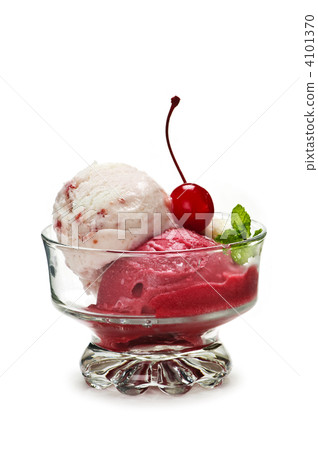 Ice cream in dish Ice cream in dish 4101370