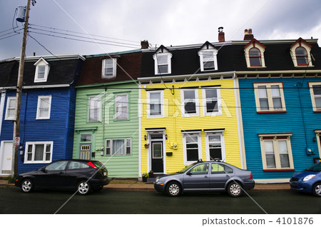 Colorful houses in St. John's 4101876