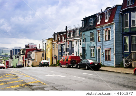 Colorful houses in St. John's 4101877