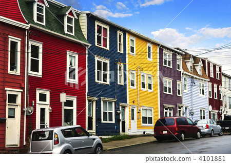 Colorful houses in St. John's 4101881
