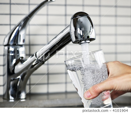 Filling glass of tap water 4101904