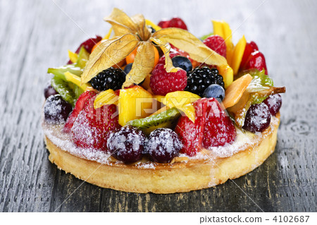 Mixed tropical fruit tart Mixed tropical fruit tart 4102687