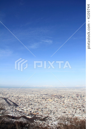 Sapporo city from Mt. Moiwa Mountain Distant view Sapporo city from Mt. Moiwa Mountain Distant view 4109744