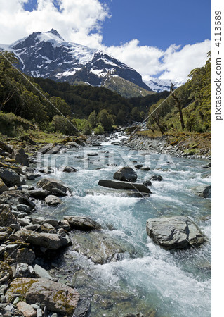 Scenic valley in New Zealand Scenic valley in New Zealand 4113689