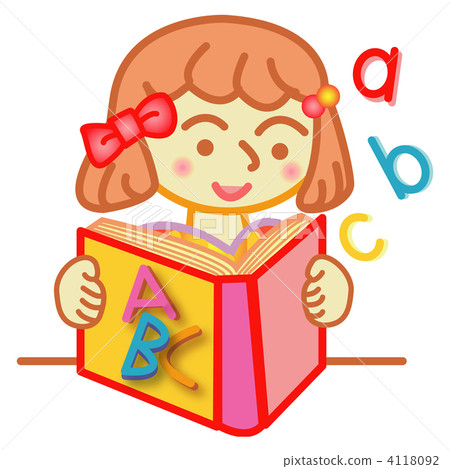 學習英語的女孩 4118092