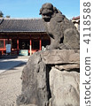 在淺草神社的守護犬 4118588