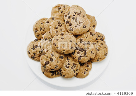 cookie, Chocolate Chip Cookie, pile 4119369
