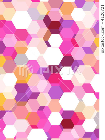 六角形 畫報 花紋 4120721