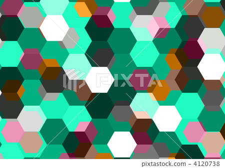 hexagon, graphic, design 4120738