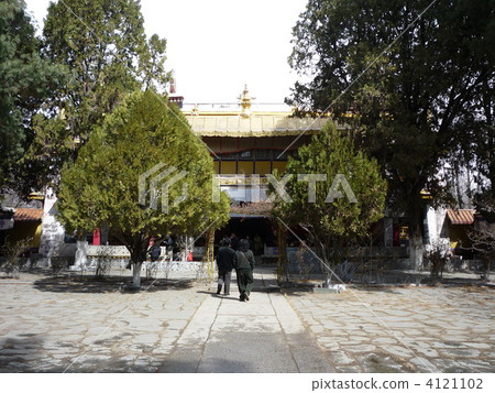 西藏自治區拉薩世界文化遺產Norbulinka 4121102