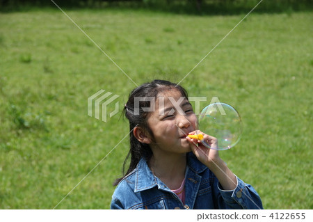 dark hair, elementary student, primary school child 4122655