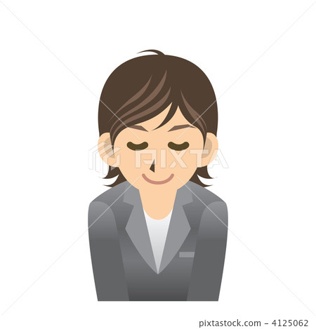 OL B Facial expression bowing 4125062