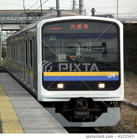 图库照片: 209路公交车上的hideno station