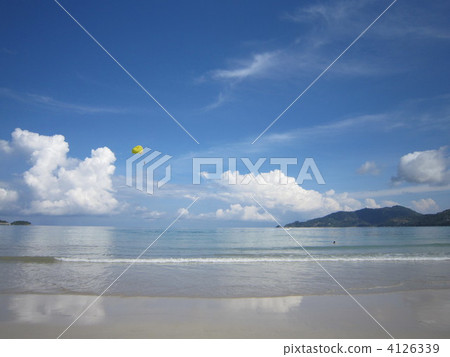 patong beach, blue sky, sky 4126339