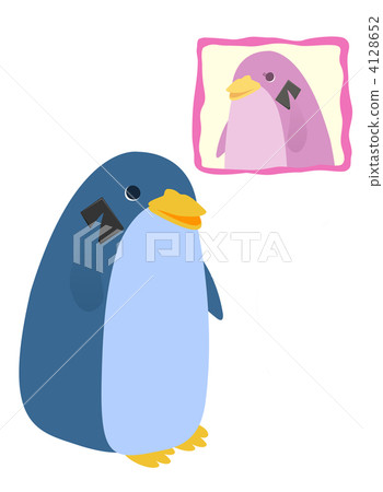 電話 企鵝 說話 4128652