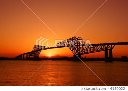 tokyo gate bridge, ridgeline, landmark 4130022