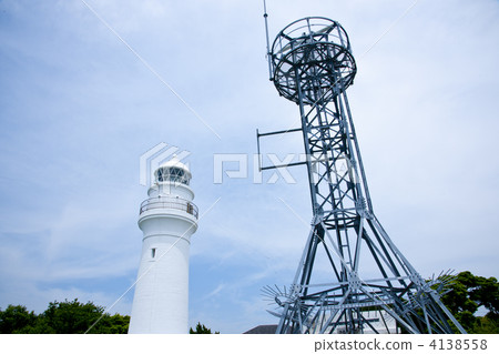 Shionomisaki lighthouse and radio tower 4138558