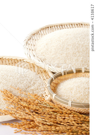 Rice and three kinds of rice collection 4138617