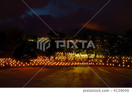 Hirosaki Castle Snow Lantern Festival 4139048