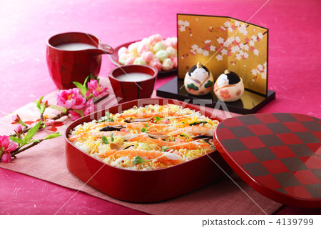Hinamatsuri Hinamori Chirashira Sushi 4139799