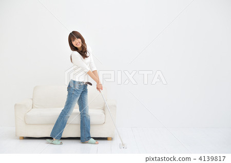 用紙拖把清潔（女） 4139817