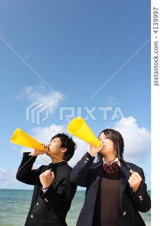 high school student, high-school student, blue sky 4139997