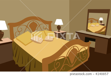 luxurious bedroom vector luxurious bedroom vector 4140857