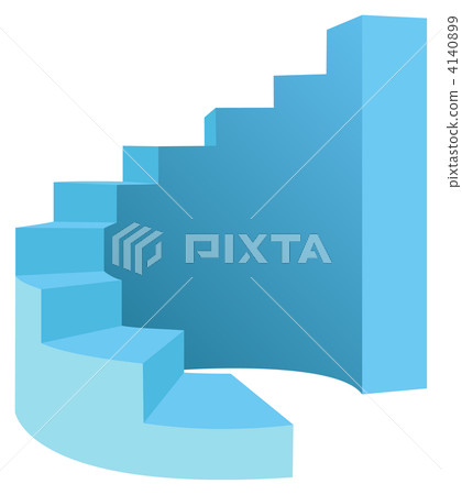 vector round stair vector round stair 4140899