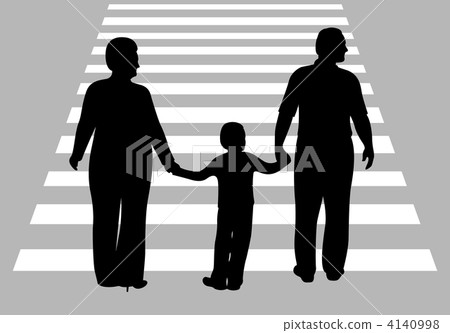 grandmother and grandfather with the grandson on the cross grandmother and grandfather with the grandson on the cross 4140998