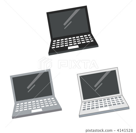 Three Laptops - Stock Illustration [4141528] - PIXTA