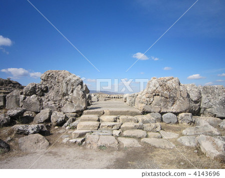 Ancient Hittite Kingdom ruins (Turkey, Boaz call) 4143696