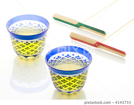 Edo Kiriko's cold tea bowl green tea 4143733