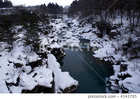 岩手縣Suiri河 4143785