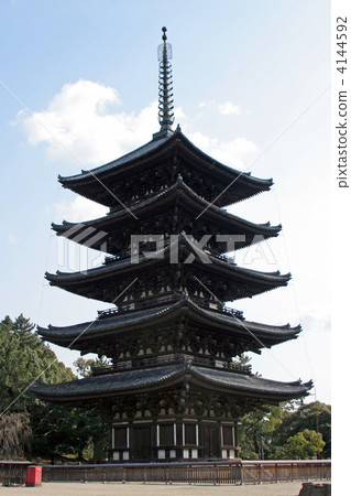 Kofuku-ji，五層寶塔 4144592