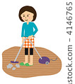 Woman cleaning 4146765