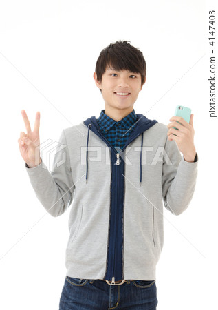 A young man wearing Parka 4147403