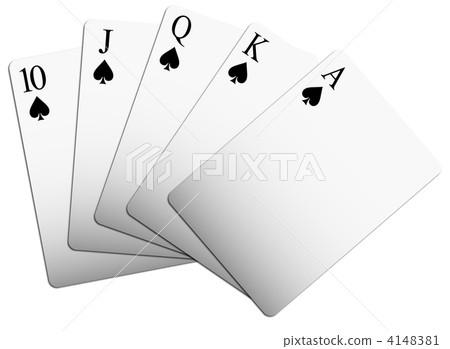 皇家同花順 撲克牌 玩牌 4148381