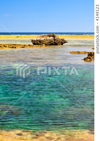 The tropical ocean at low tide The tropical ocean at low tide 4149123