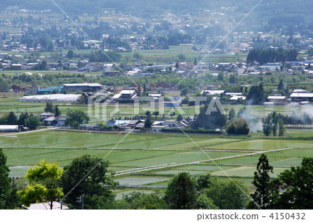 安曇野 一覽無遺 一覽 4150432