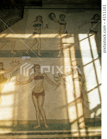 Ancient Roman villa in Casale in Sicily Ancient Roman villa in Casale in Sicily 4151101