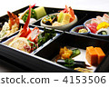 tea-ceremony dishes, meal of dainty and refined japanese dishes, each served individually 4153506