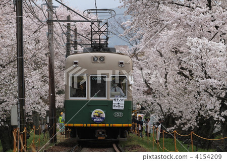 Keihoku Electric Railway Sakura Tunnel Keihoku Electric Railway Sakura Tunnel 4154209