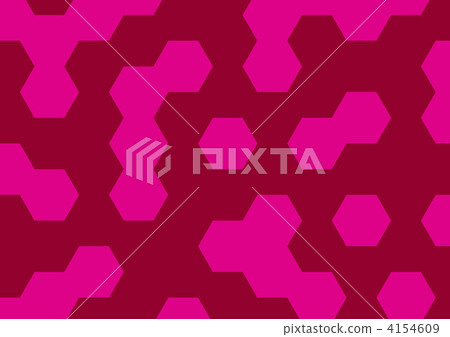 六角形 畫報 花紋 4154609