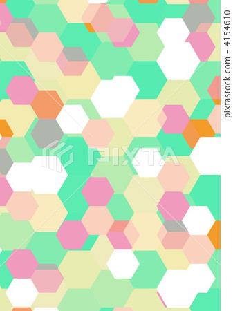 六角形 畫報 花紋 4154610