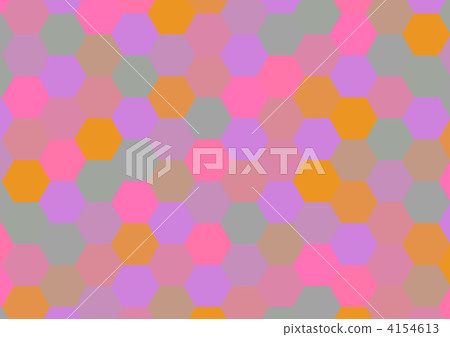 六角形 畫報 花紋 4154613