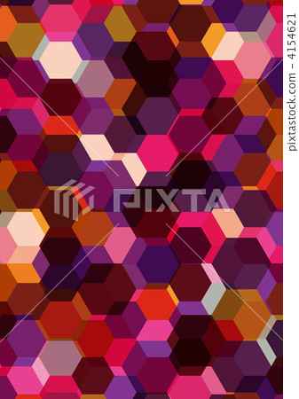 六角形 畫報 花紋 4154621